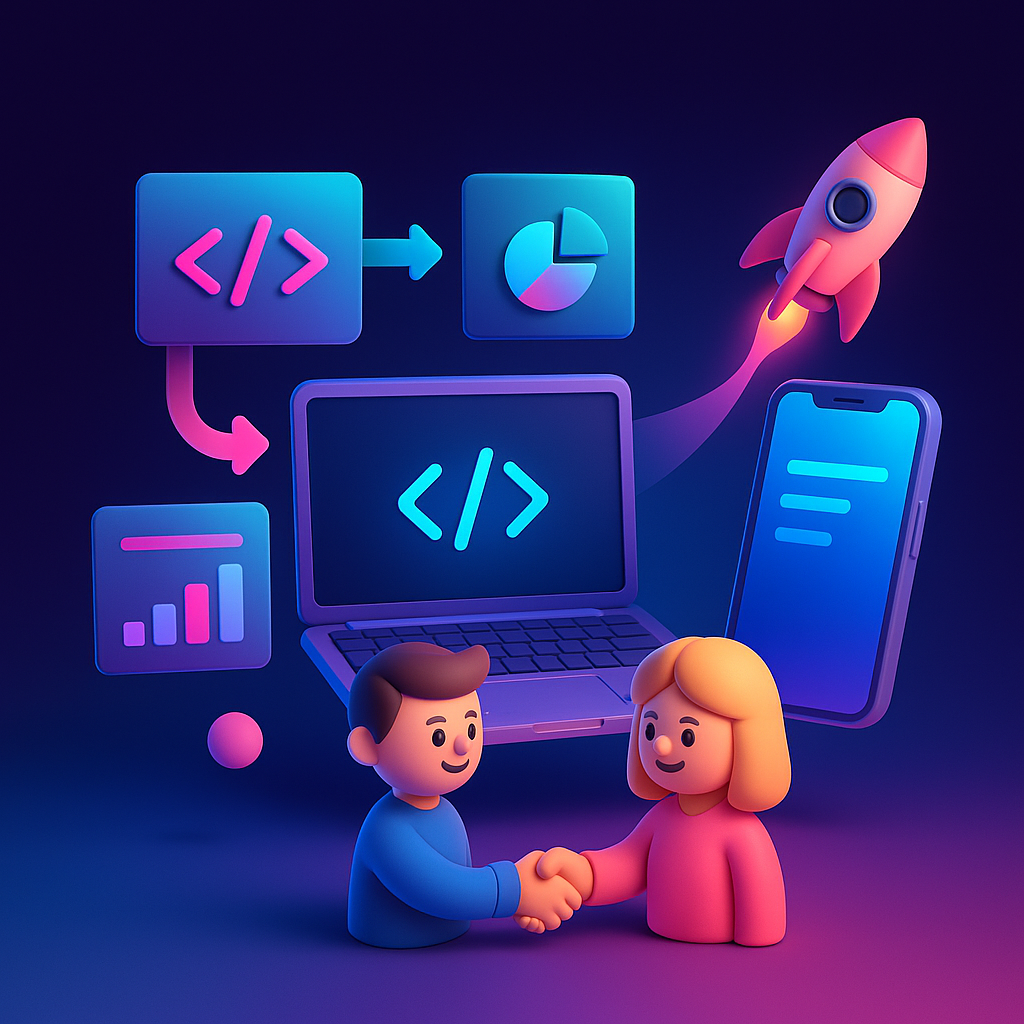 Innovative solutions illustration